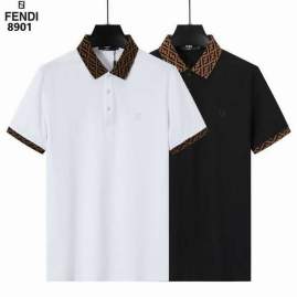 Picture of Fendi Polo Shirts Short _SKUFendiM-3XL8qx890128124